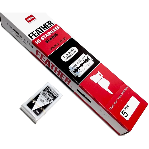 Feather Hi-Stainless Double Edge Razor Blades 20x5 Pack Pasteur Pharmacy