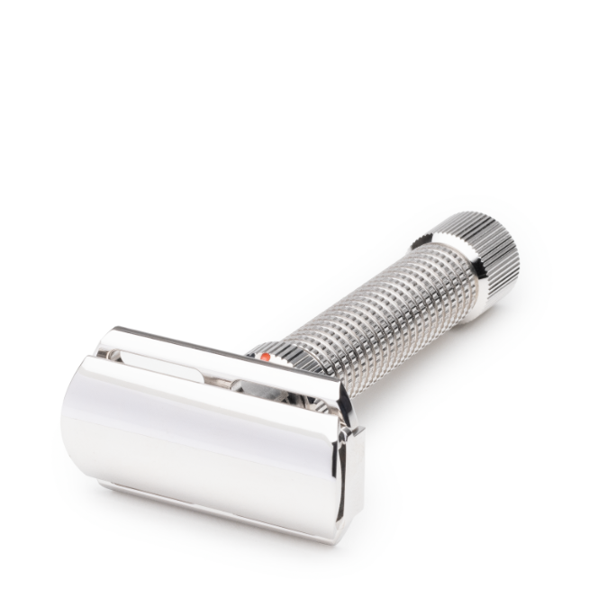 Rex Supply Co. Ambassador DeLuxe Rhodium Adjustable Stainless Steel DE Razor RSC-101R Pasteur Pharmacy