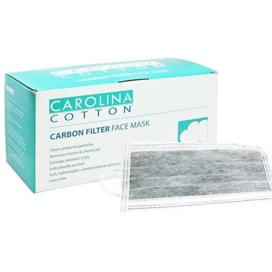Carolina Cotton Carbon Filter Mask - 50pc