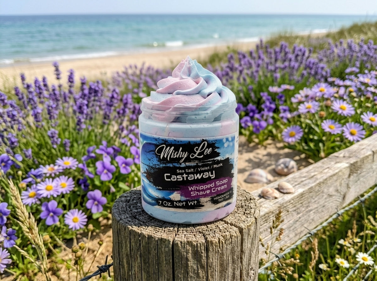 Castaway Whipped Soap and Shave Cream Mishy Lee Boutique