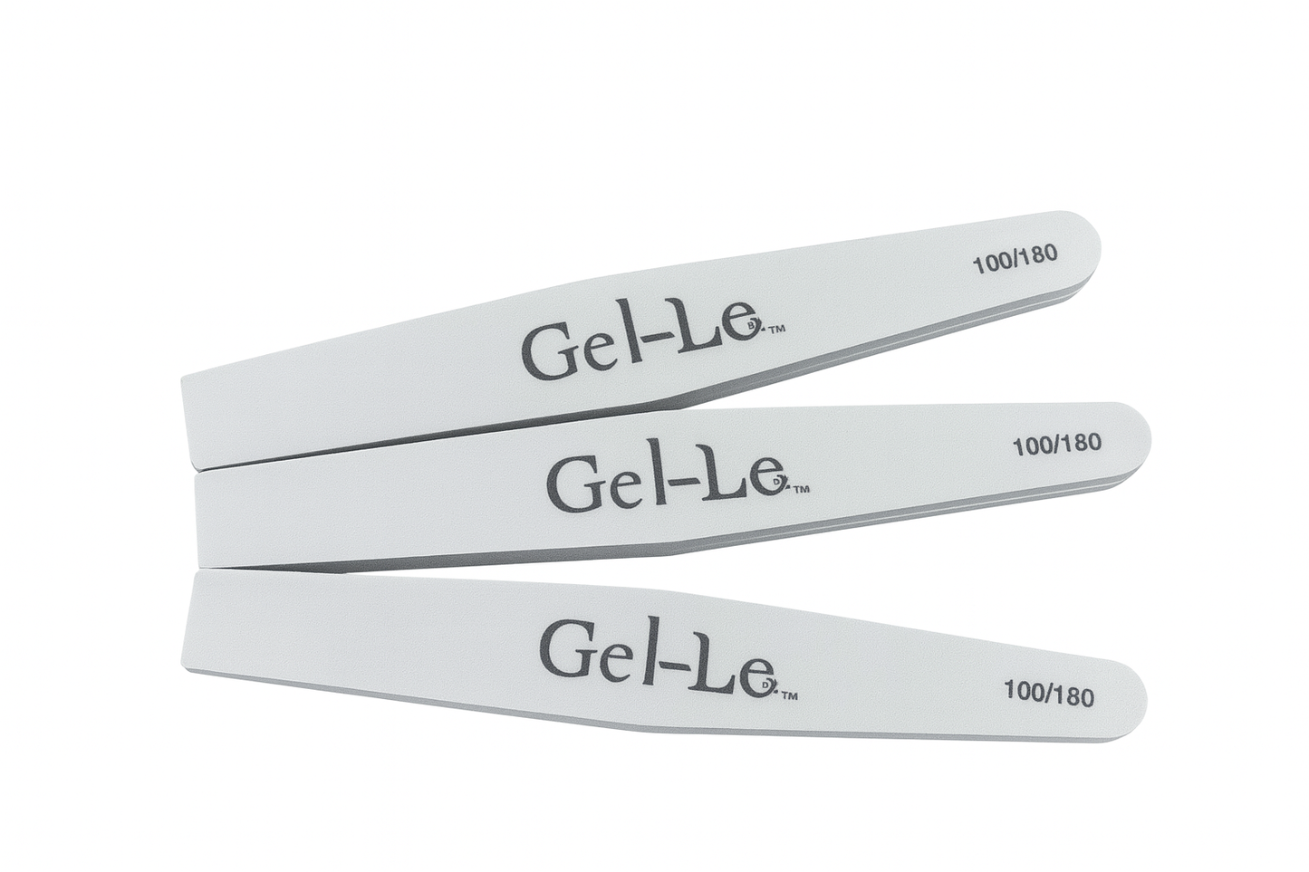 Gel-Le - Sponge File - 100/180 Taper Gray (10pc/pk)