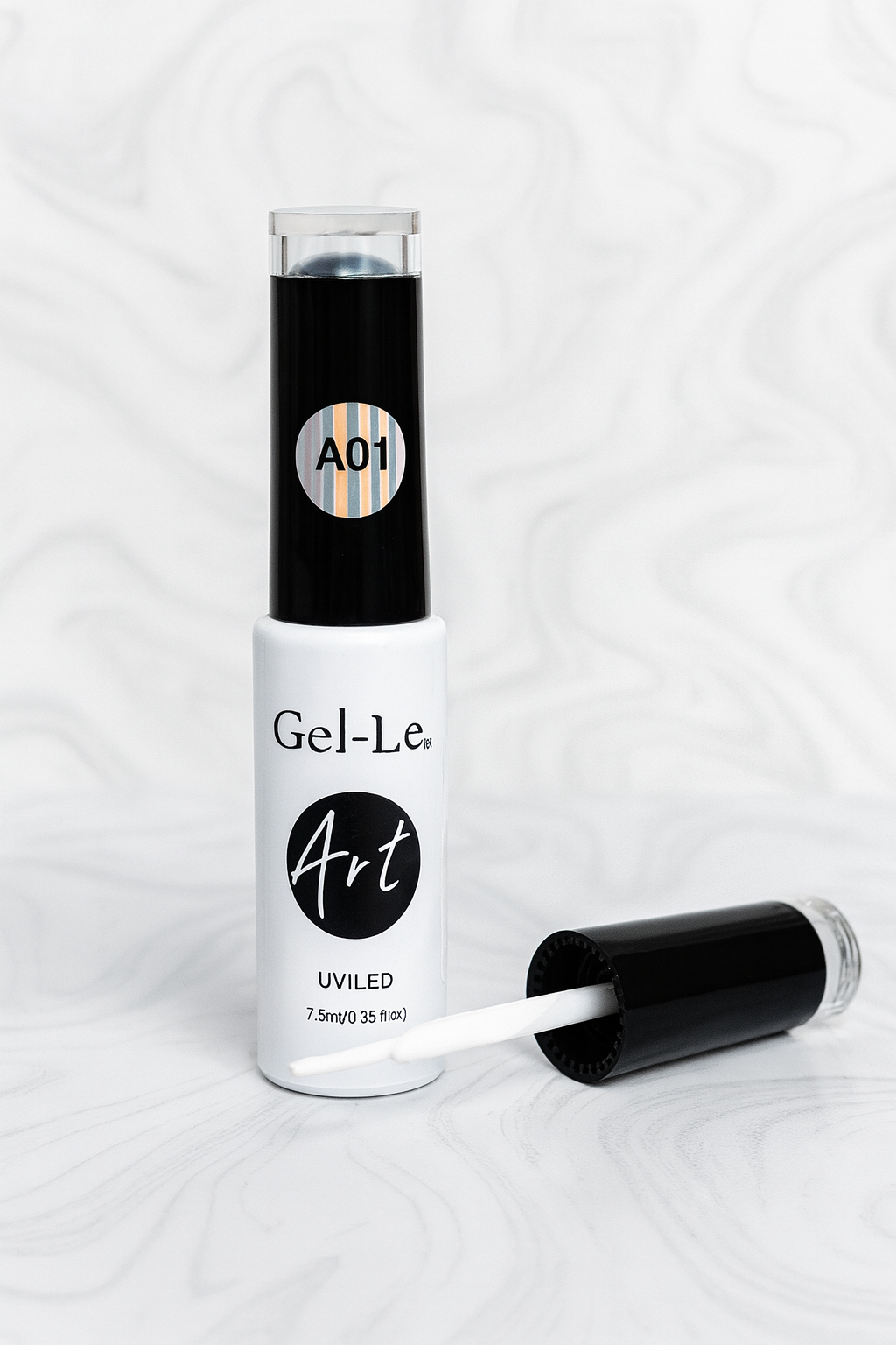 Gel-Le - A01 White (Gel Art) Queen Nails & Beauty Supplies