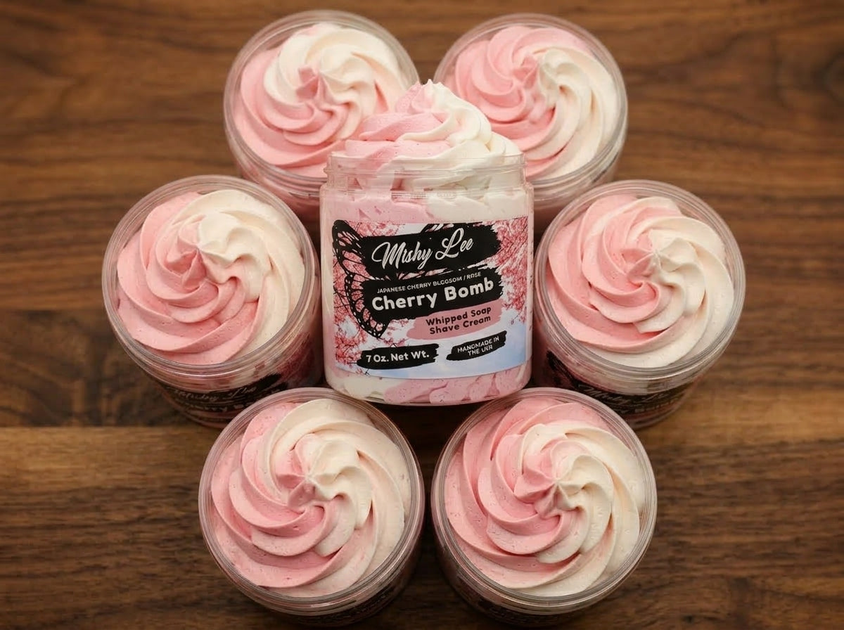 Cherry Bomb Whipped Soap and Shave Cream Mishy Lee Boutique