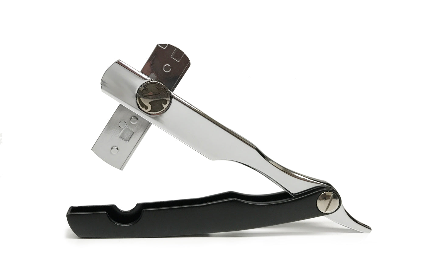 IBC Chrome / Black Razor Irving Barber Company