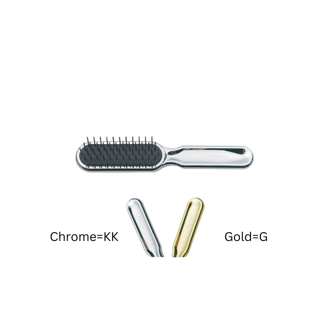 Metallic Styling Brush - Pneumatic Synthetic Pins for Thick & Coarse Hair KOH-I-NOOR Beauty USA