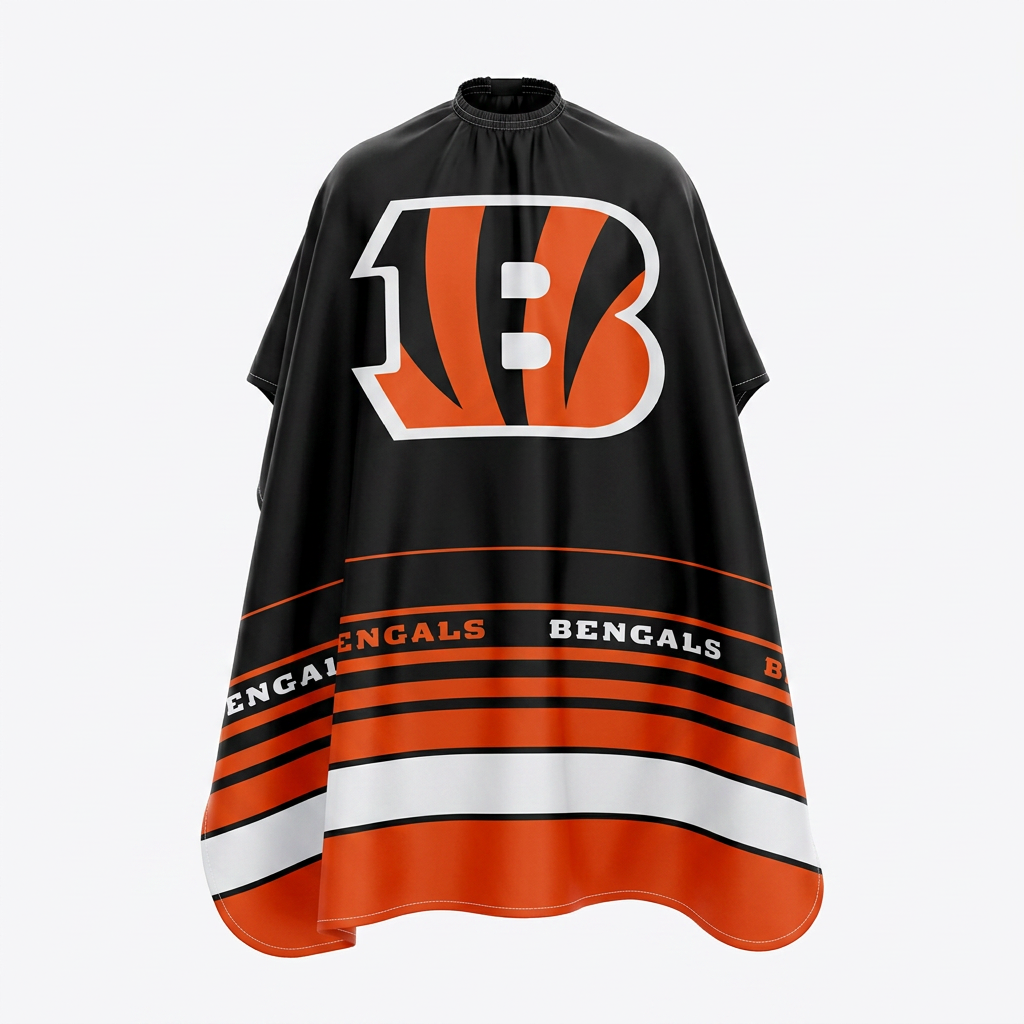 Cincinnati Bengals Barber Cape myteamcape