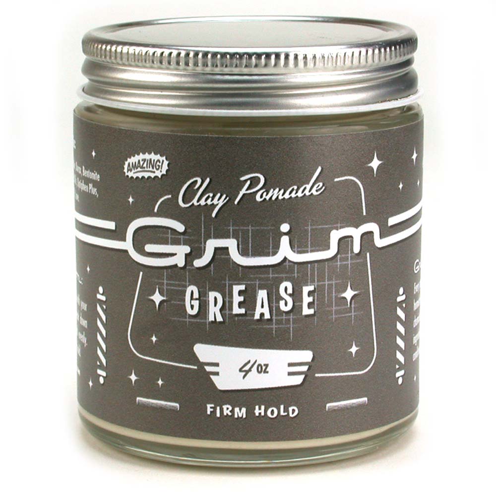 Grim Grease Water Based Clay Pomade Firm Hold The Grease Shop