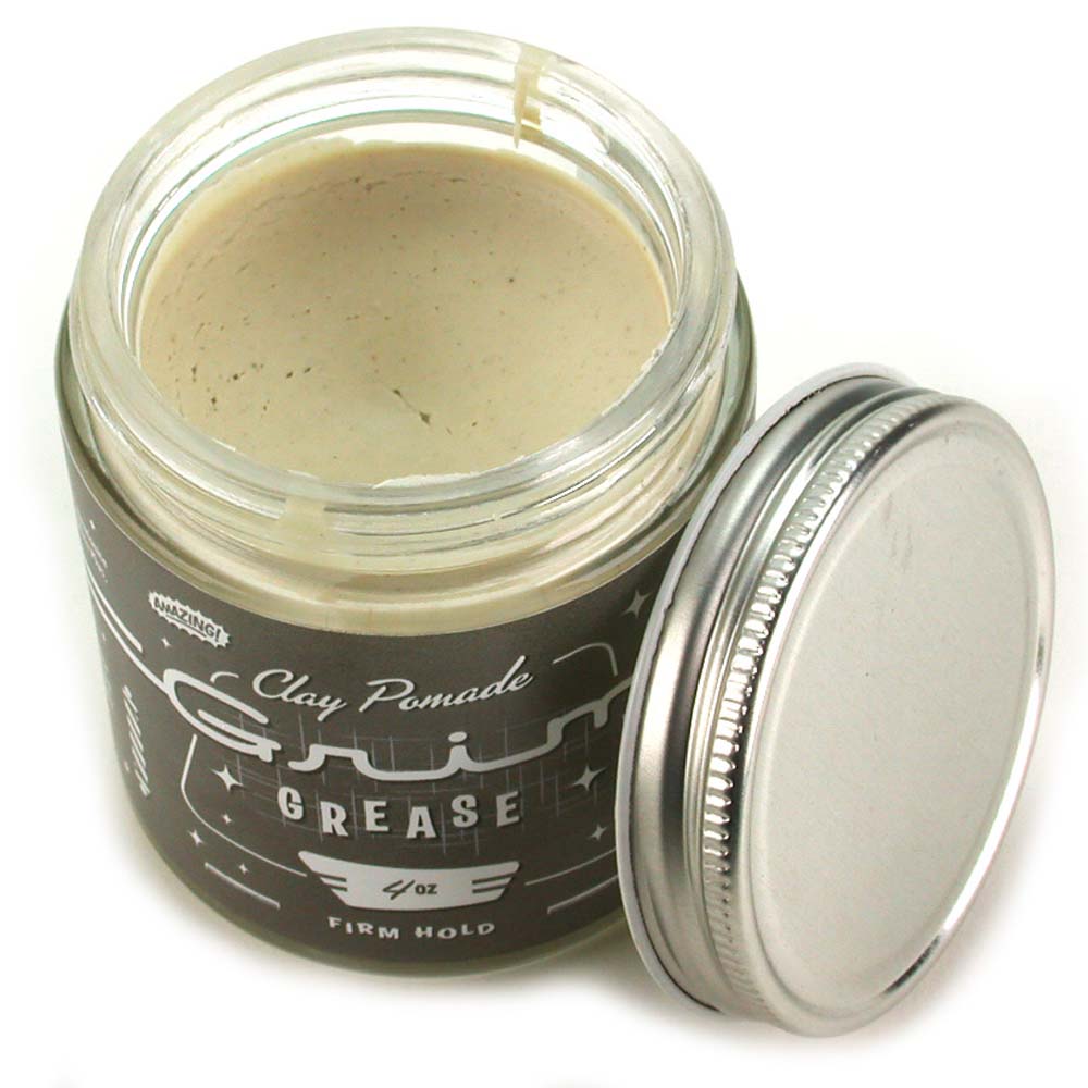 Grim Grease Water Based Clay Pomade Firm Hold The Grease Shop