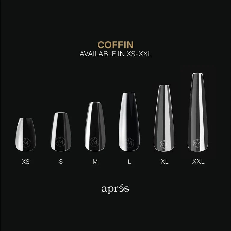 Gel-X® Sculpted Coffin Extra Extra Long Box of Tips- Pro (420pcs) Lunali Nail Supply