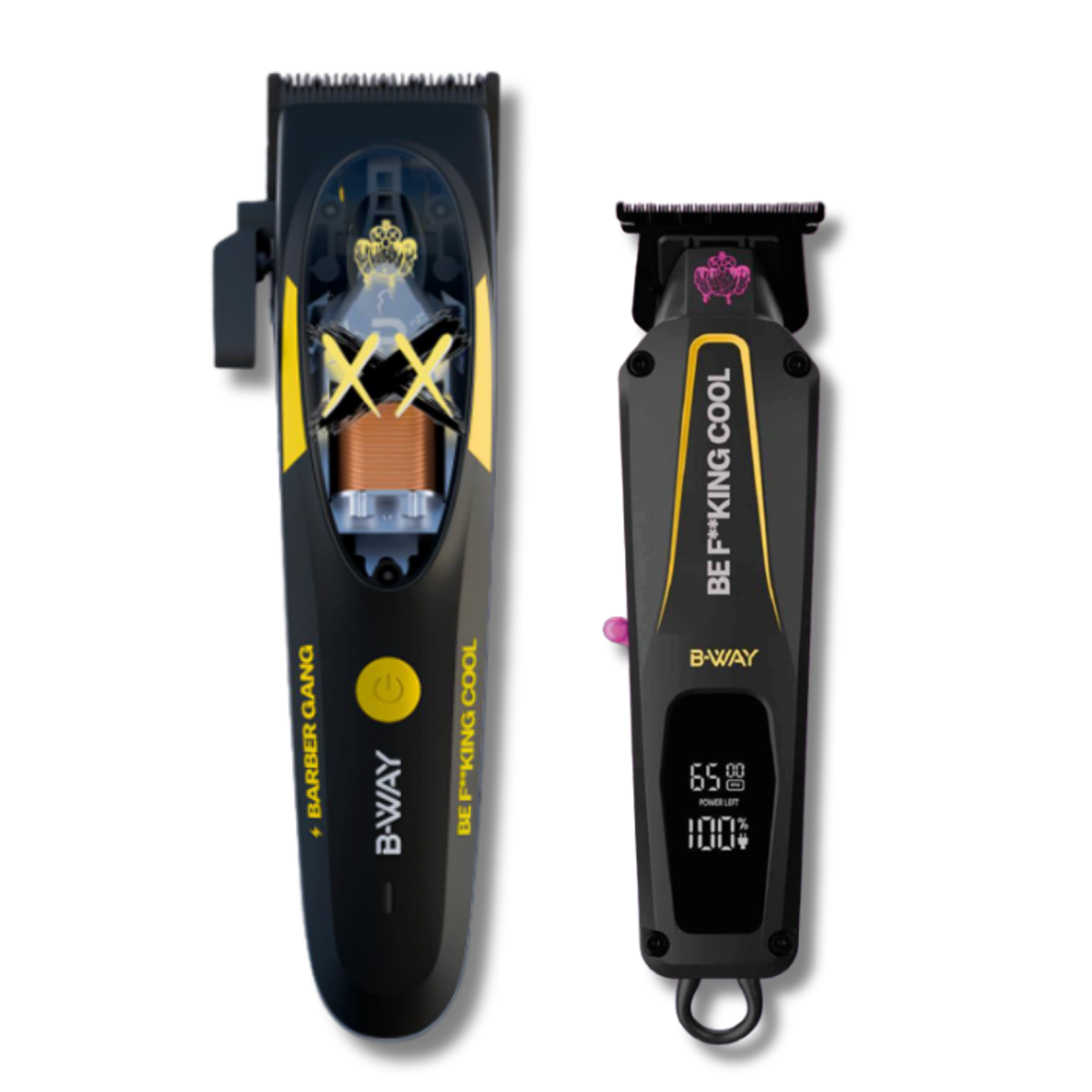 B‑WAY B10K Clipper & CUTZ Dark Trimmer – 2‑Piece Barber Set RT-Way USA