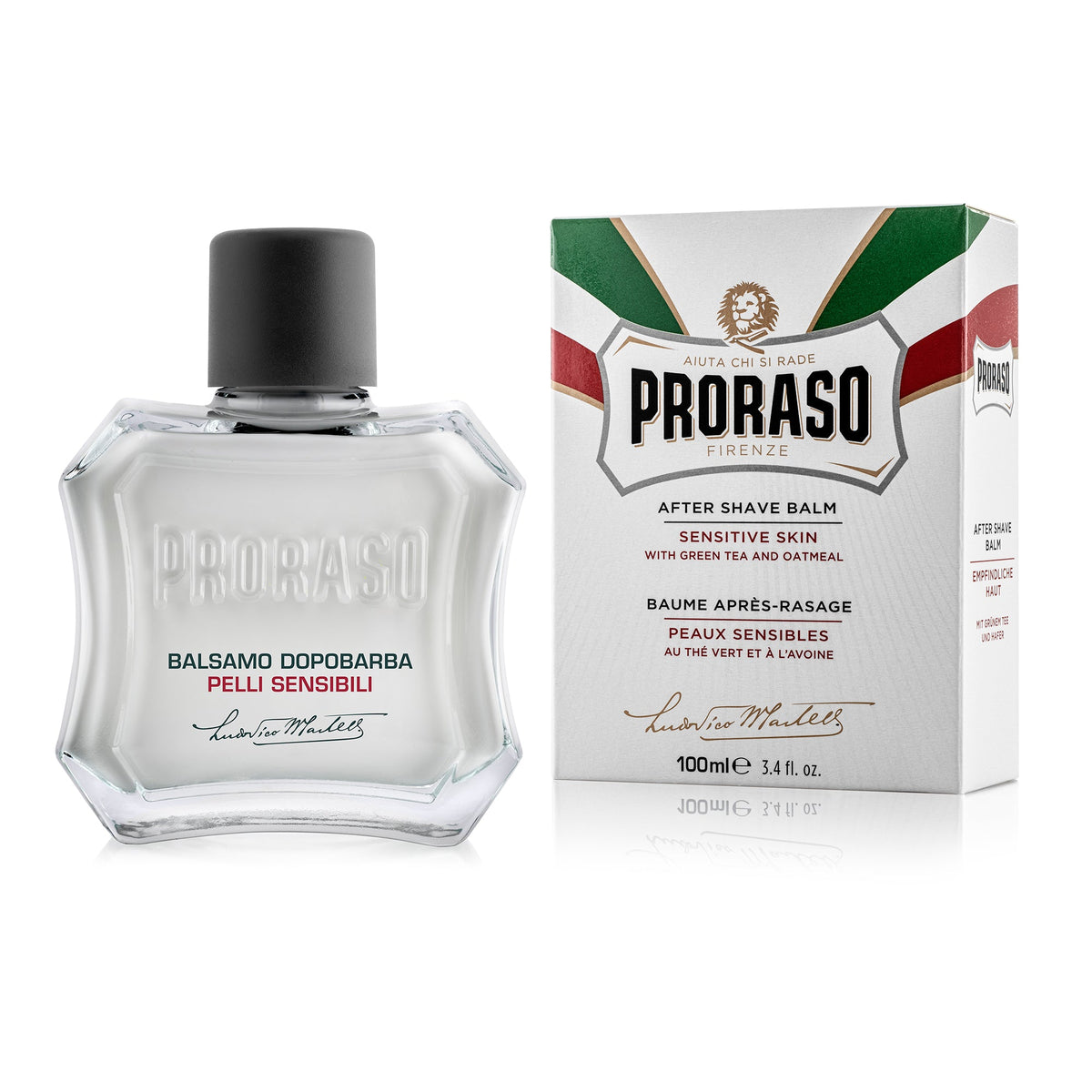Proraso Antiirritation Liquid After Shave Cream With Green Tea & Oatmeal 3.38 Oz Pasteur Pharmacy