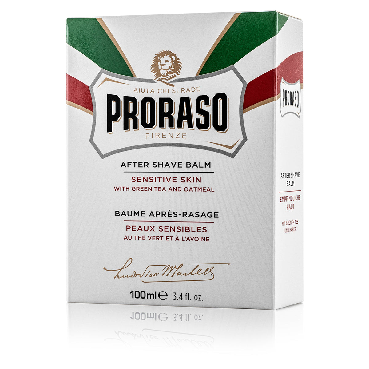 Proraso Antiirritation Liquid After Shave Cream With Green Tea & Oatmeal 3.38 Oz Pasteur Pharmacy