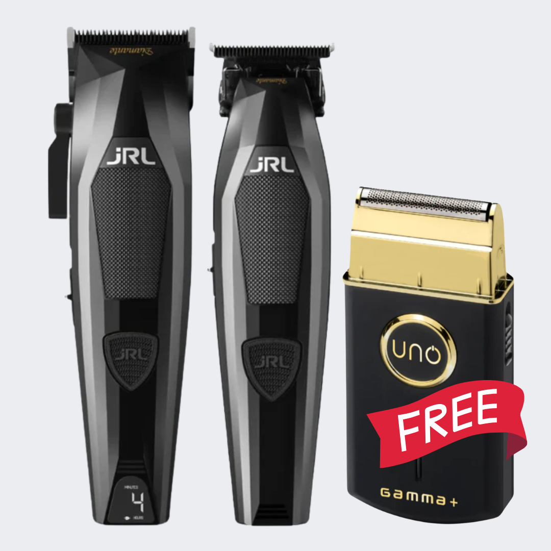 JRL Professional Diamante DI2025 Clipper & Trimmer Set Black