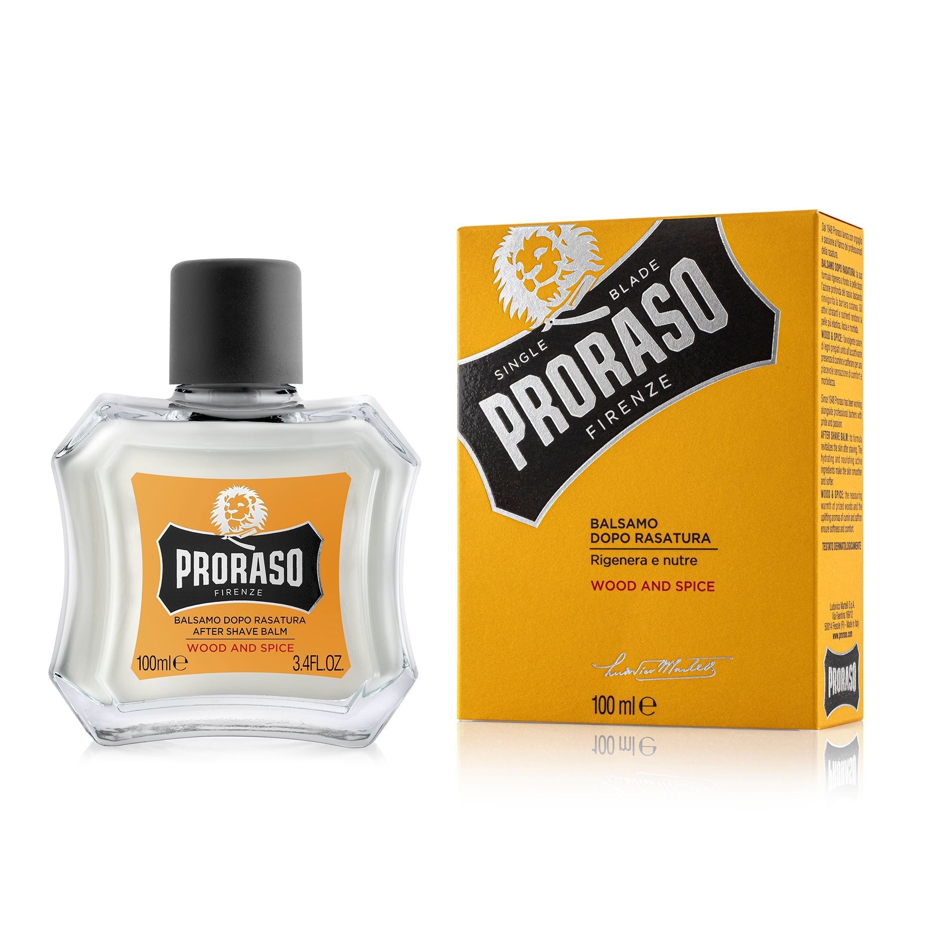 Proraso Beard Balm Wood & Spice 3.4 Oz Pasteur Pharmacy