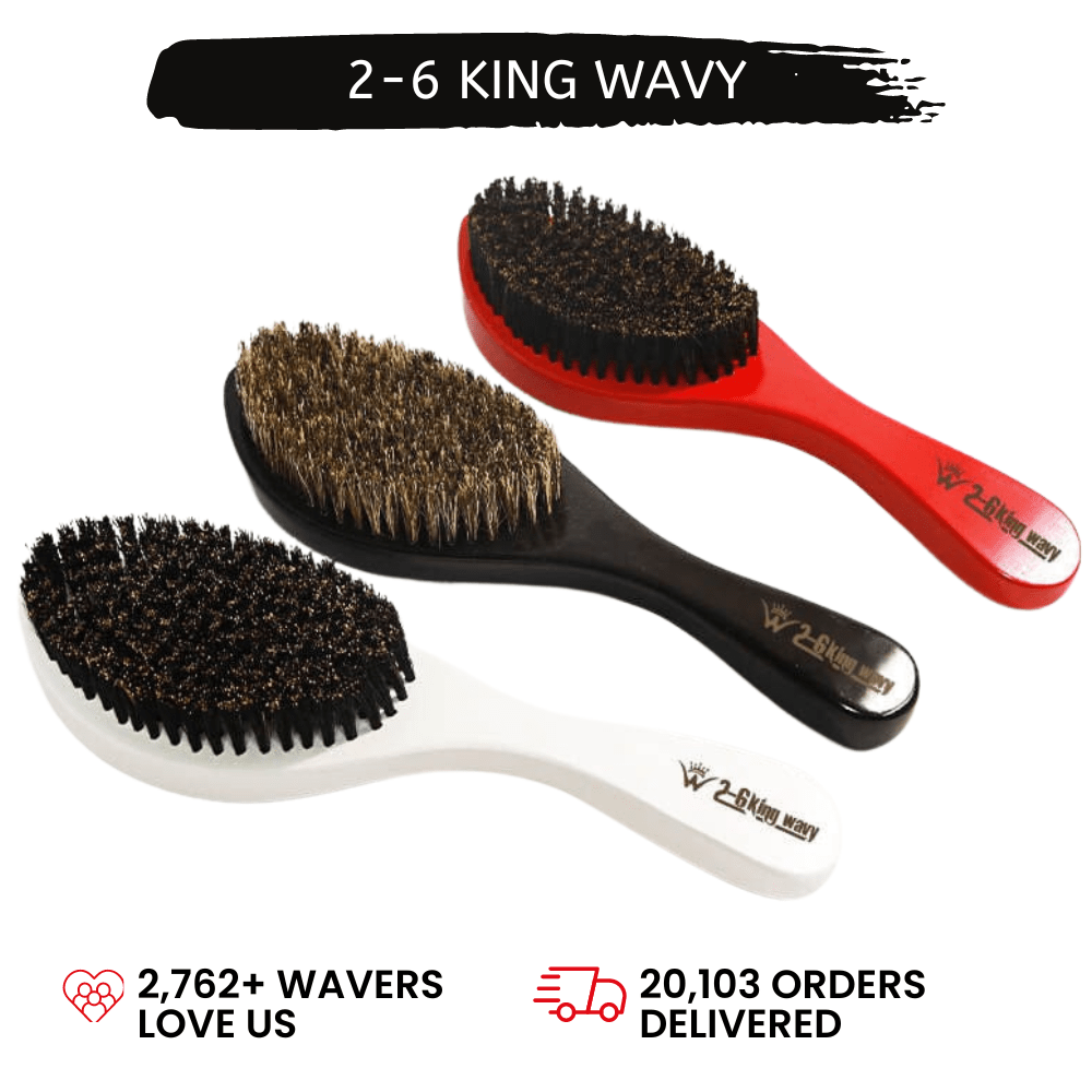 360 Wave Long Handle Curved Brush 26 King Wavy Merch, LLC