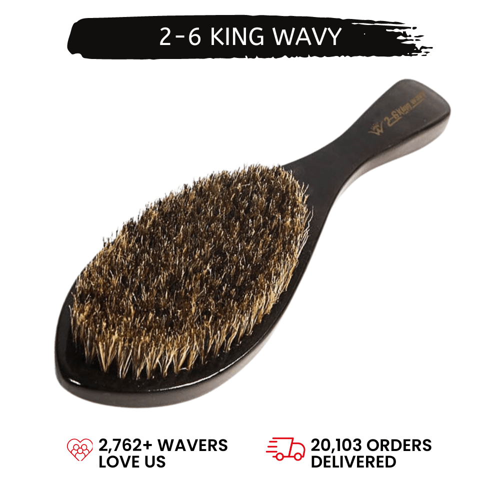 360 Wave Long Handle Curved Brush 26 King Wavy Merch, LLC