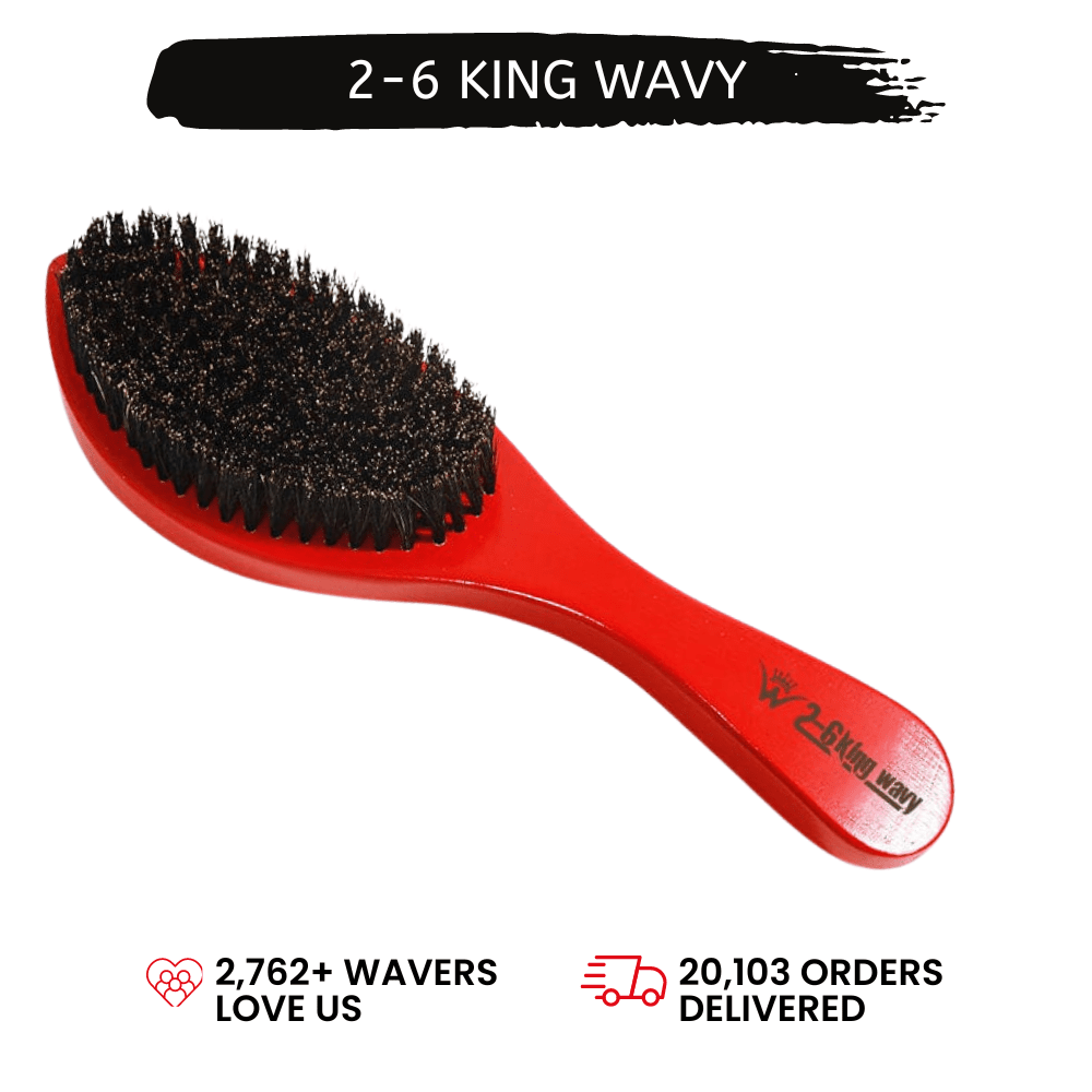 360 Wave Long Handle Curved Brush 26 King Wavy Merch, LLC