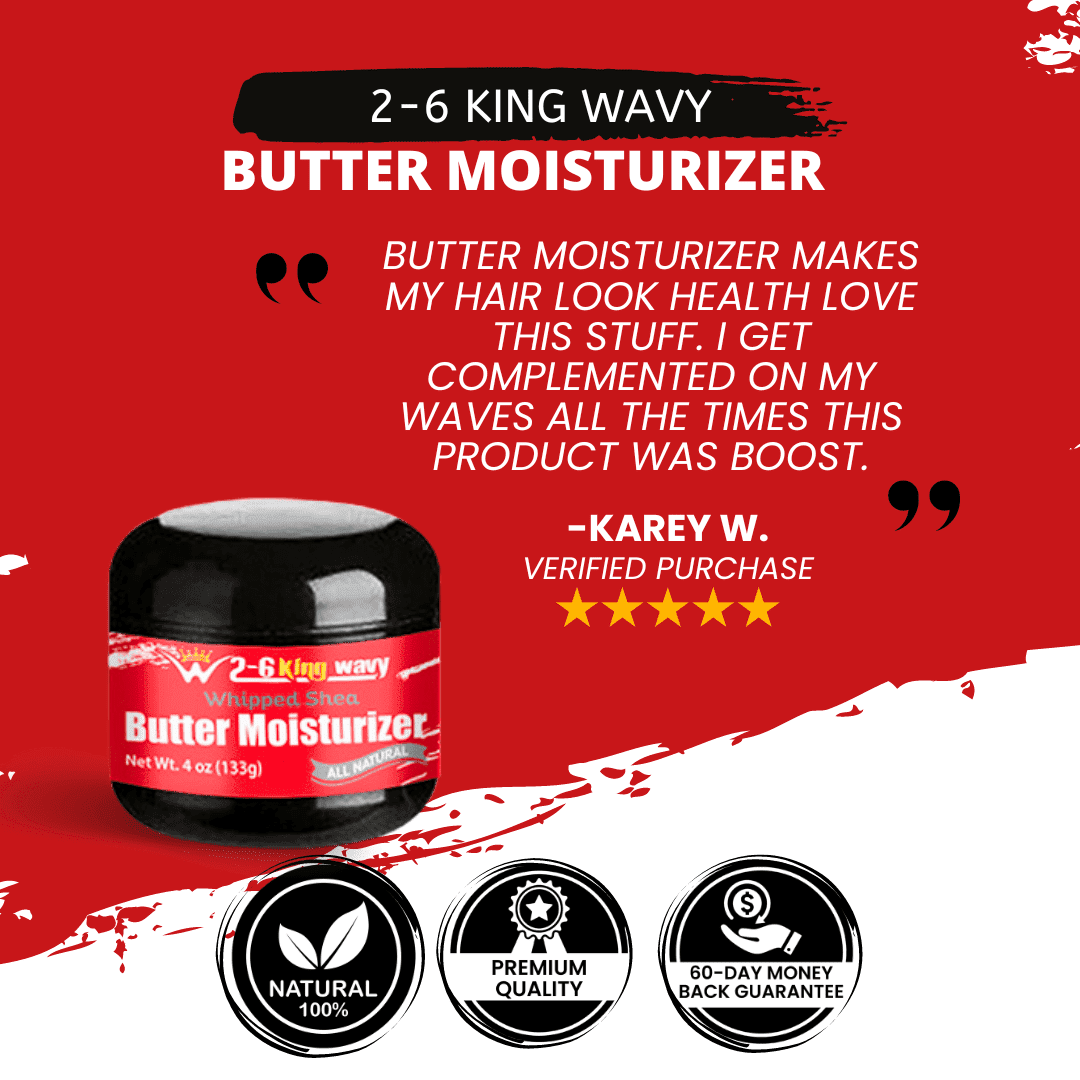 Whipped Shea Butter Moisturizer for Dry Hair 26 King Wavy Merch, LLC