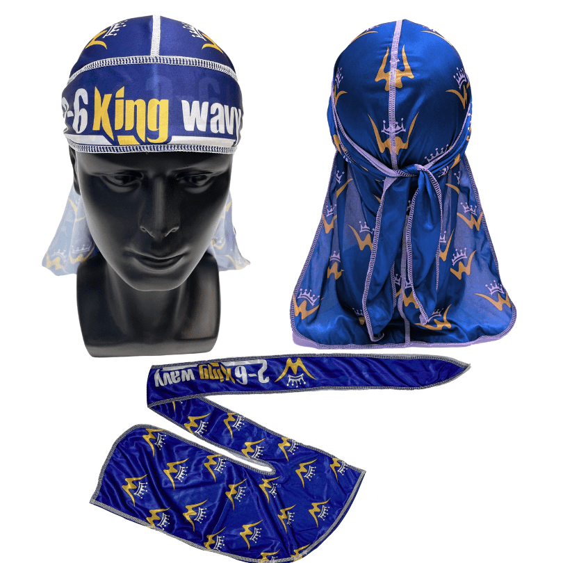 Silk Durag for 360 Waves & Overnight Compression [All Variants] 26 King Wavy Merch, LLC