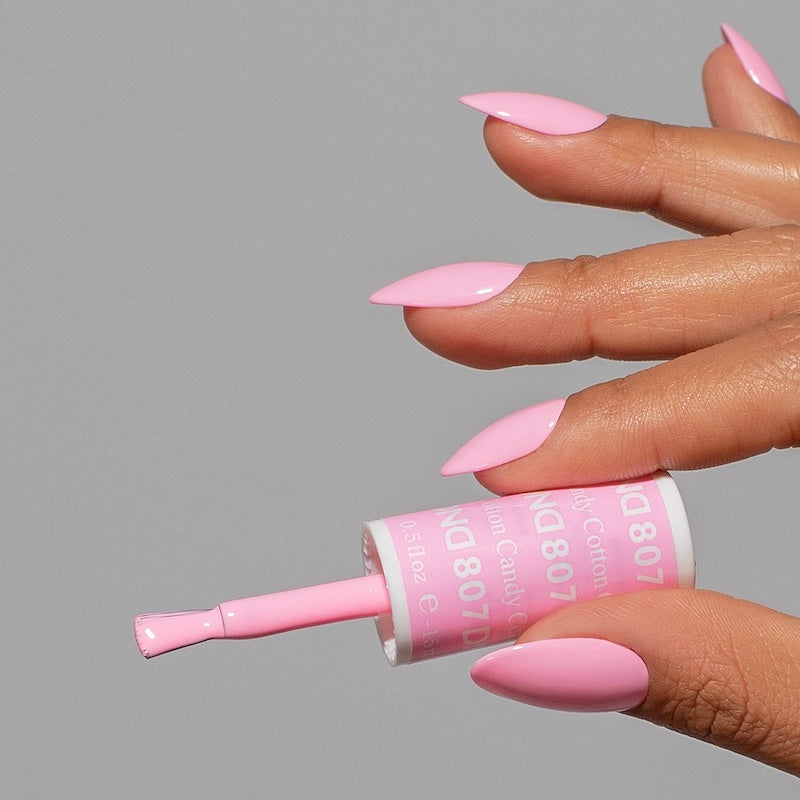 Cotton Candy #807 - DND Gel Duo Lunali Nail Supply