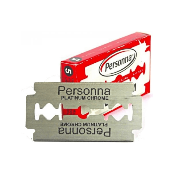 Personna Red Stainless Steel Double Edge Razor Blades - 5 Pack Pasteur Pharmacy