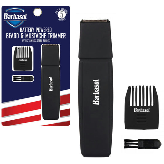Beard & Mustache Trimmer with Stainless Steel Blades VYSN