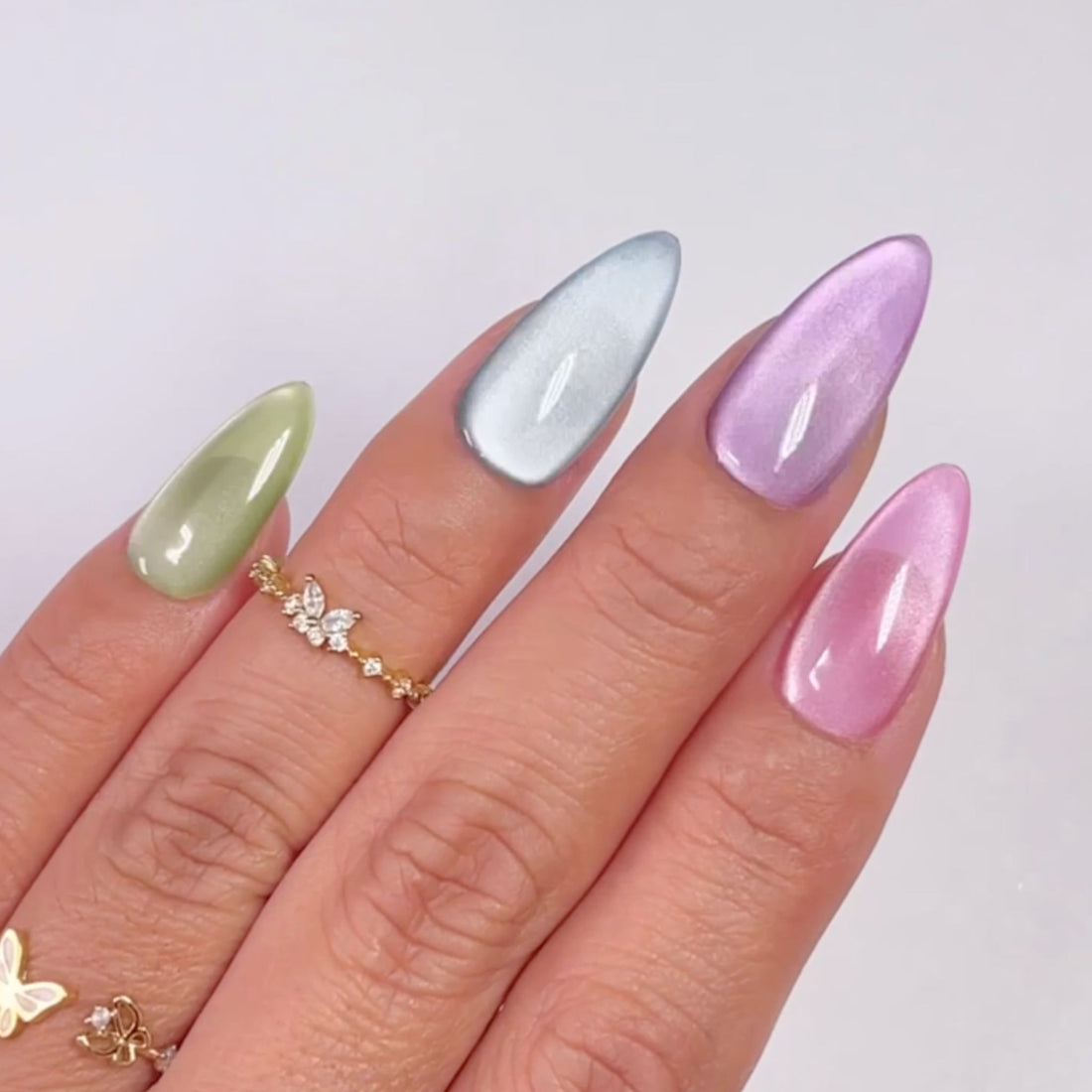 Diva 9D Cat Eyes Glass Ball #12 - Leafy Prowl Lunali Nail Supply