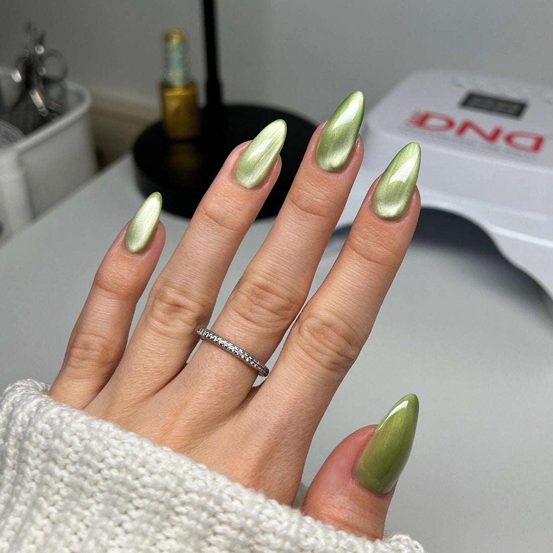 Diva 9D Cat Eyes Glass Ball #12 - Leafy Prowl Lunali Nail Supply