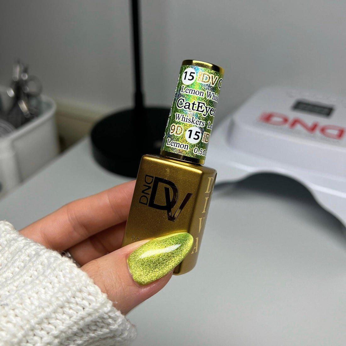 Diva 9D Cat Eyes Candy #15 - Lemon Whiskers Lunali Nail Supply