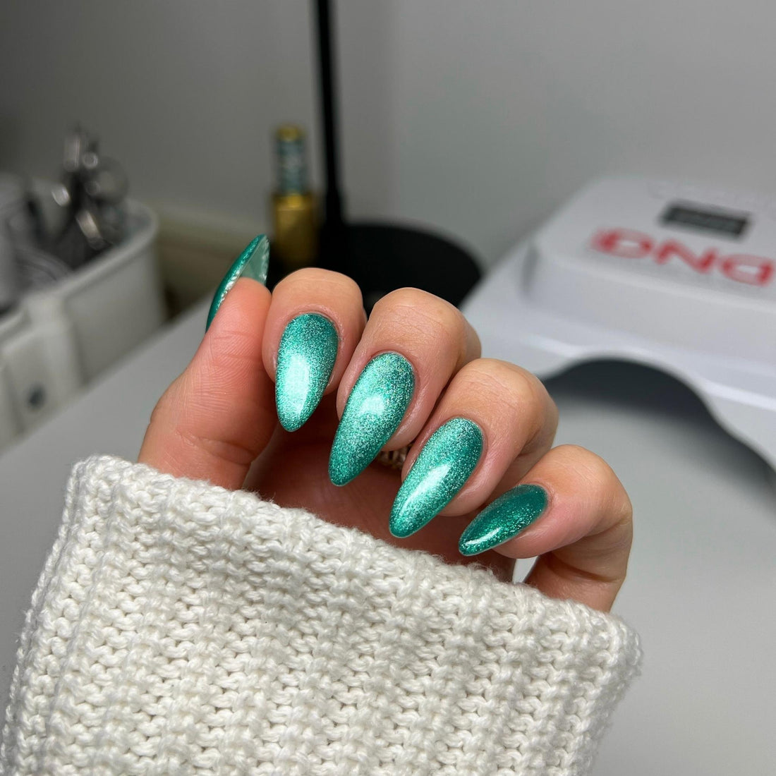 Diva 9D Cat Eyes Candy #20 - Leopard Mint Lunali Nail Supply