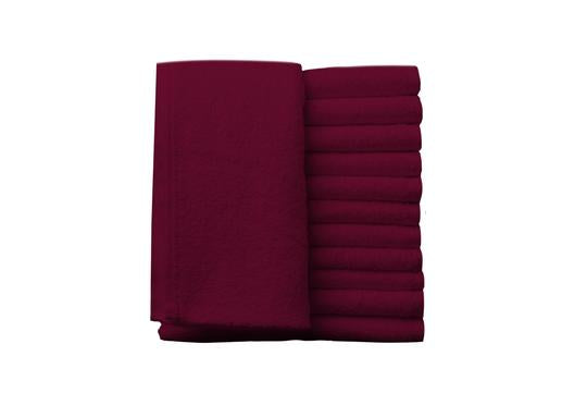 Protex - Salon Towels: Garnet Burgundy 16” x 29”(12pc)