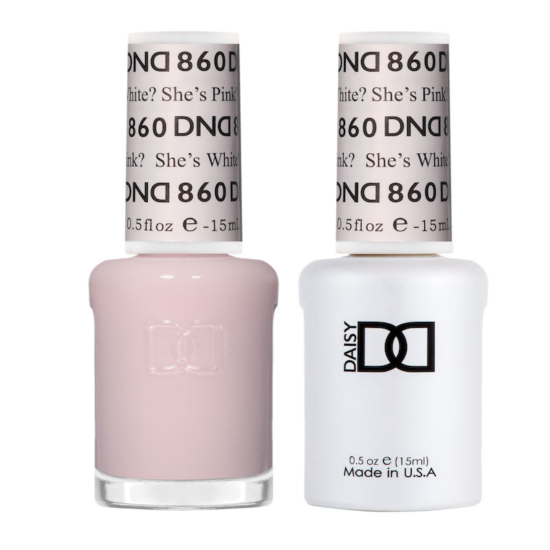 She’s White? She’s Pink? #860 - DND Gel Duo Lunali Nail Supply