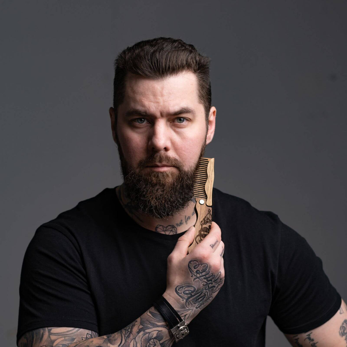 Wooden Beard Comb - Viking 🔥 (B2B) Enjoy The Wood B2B