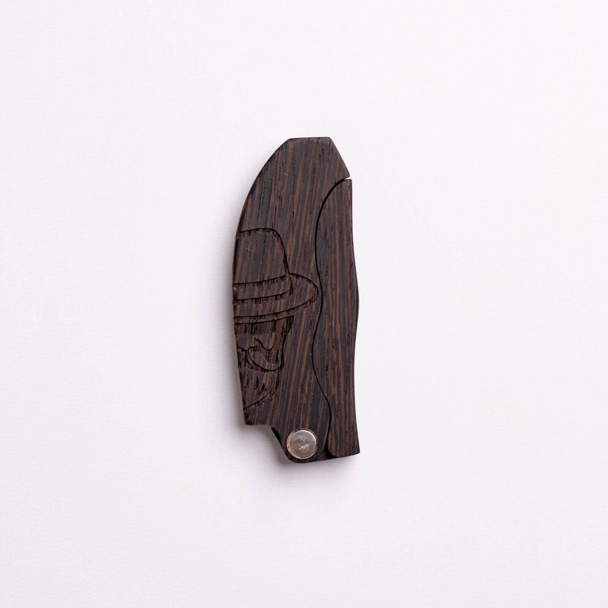 Wooden Beard Comb - Man in Hat 🔥 (B2B) Enjoy The Wood B2B