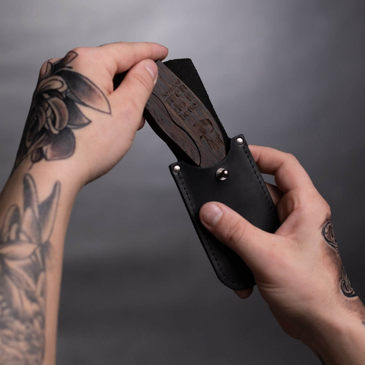 Wooden Beard Comb - Custom Engraving (B2B) Enjoy The Wood B2B