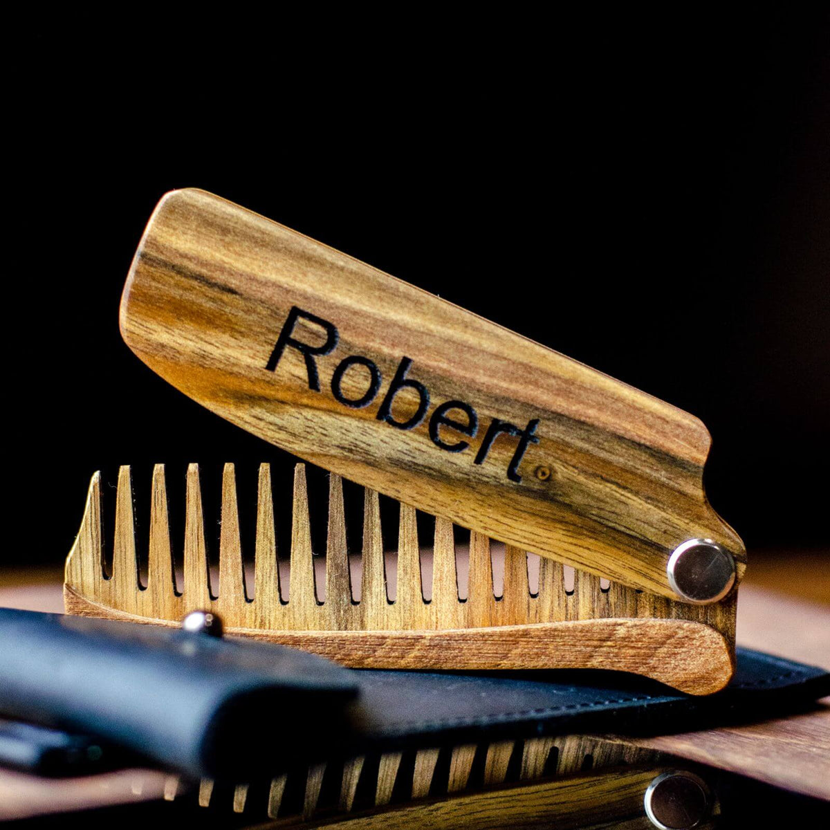 Wooden Beard Comb - Love is (B2B) Enjoy The Wood B2B
