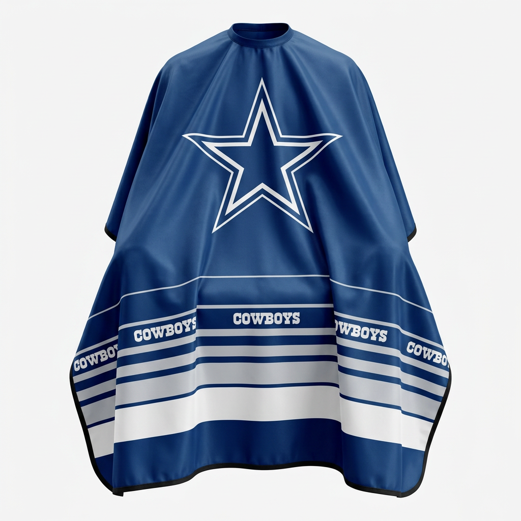 Dallas Cowboys Barber Cape myteamcape