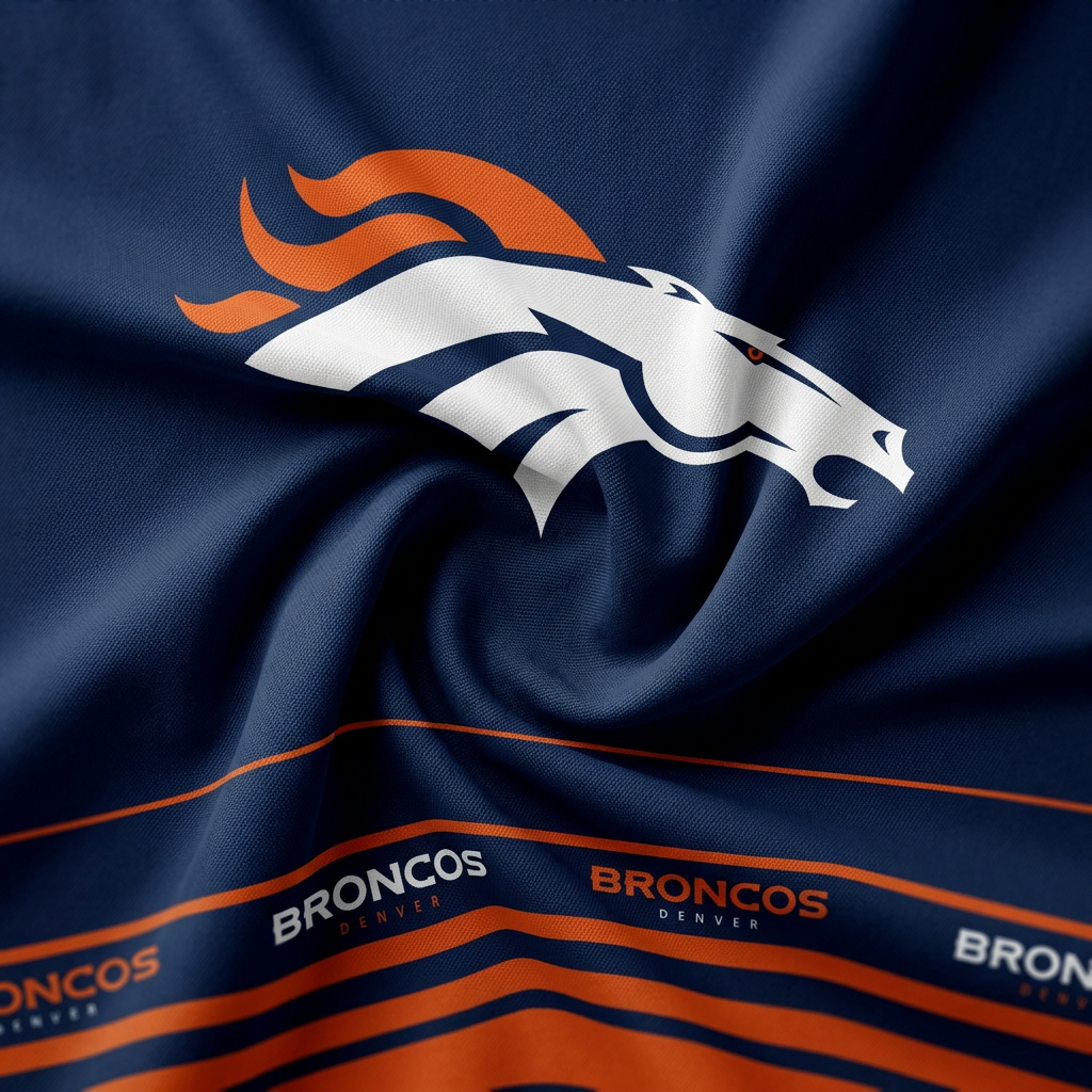 Denver Broncos Barber Cape myteamcape