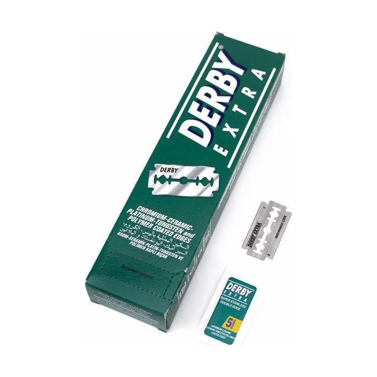 Derby Extra Chromium-Ceramic-Platinum Double Edge Razor Blades - 20x5 Blades Pasteur Pharmacy