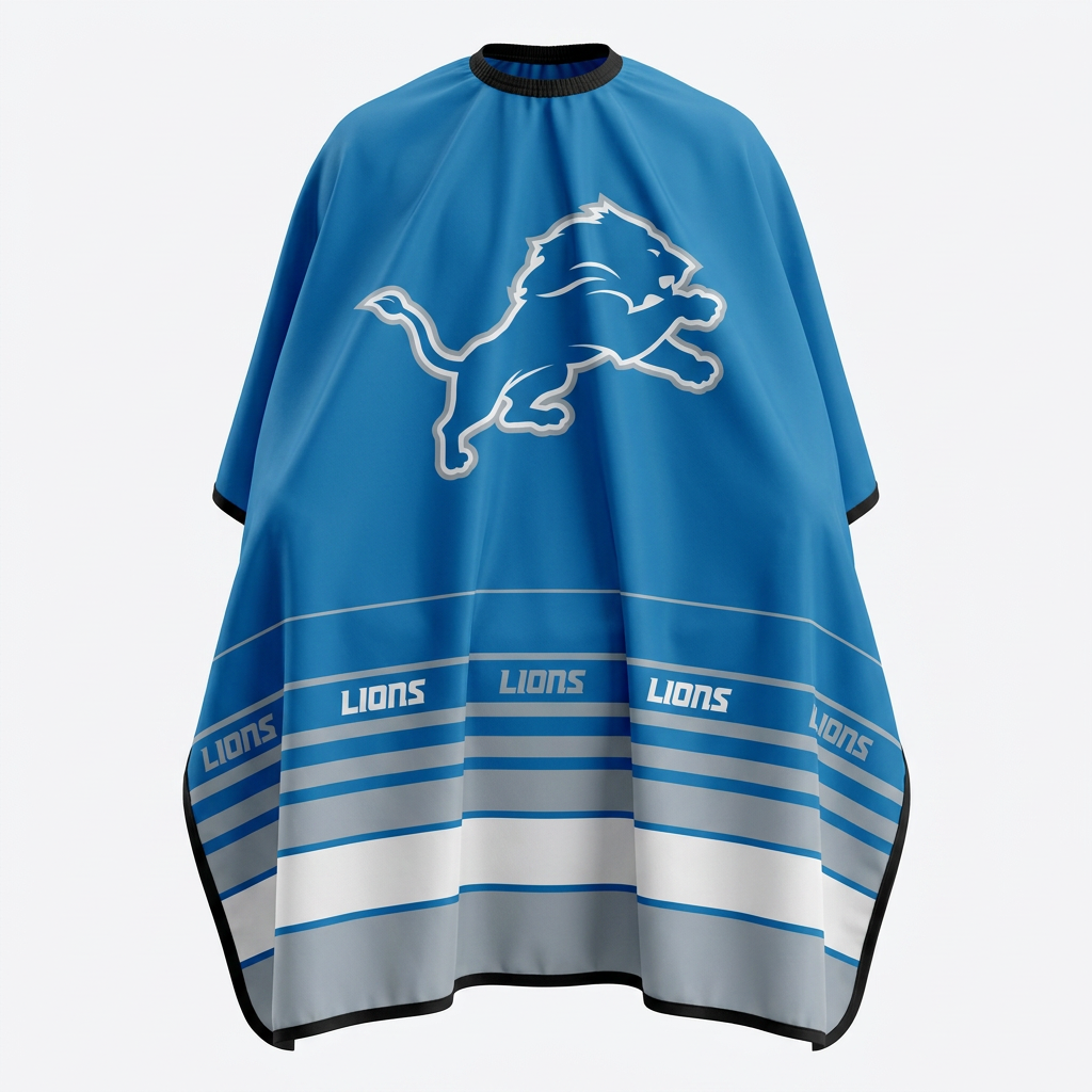 Detroit Lions Barber Cape myteamcape