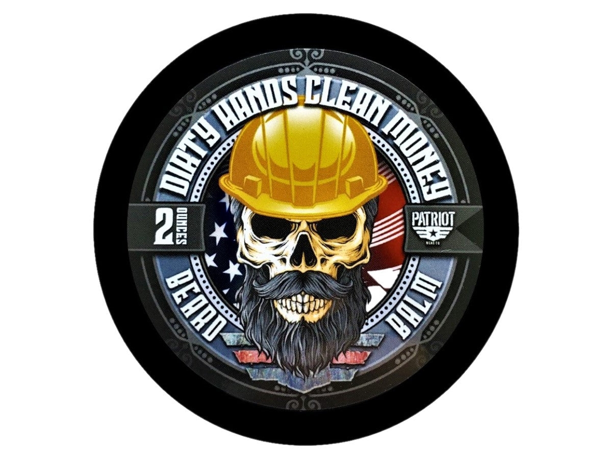 Dirty Hands Clean Money Beard Bundle Balm/Butter/Oil/Natural Soap Patriot And Company