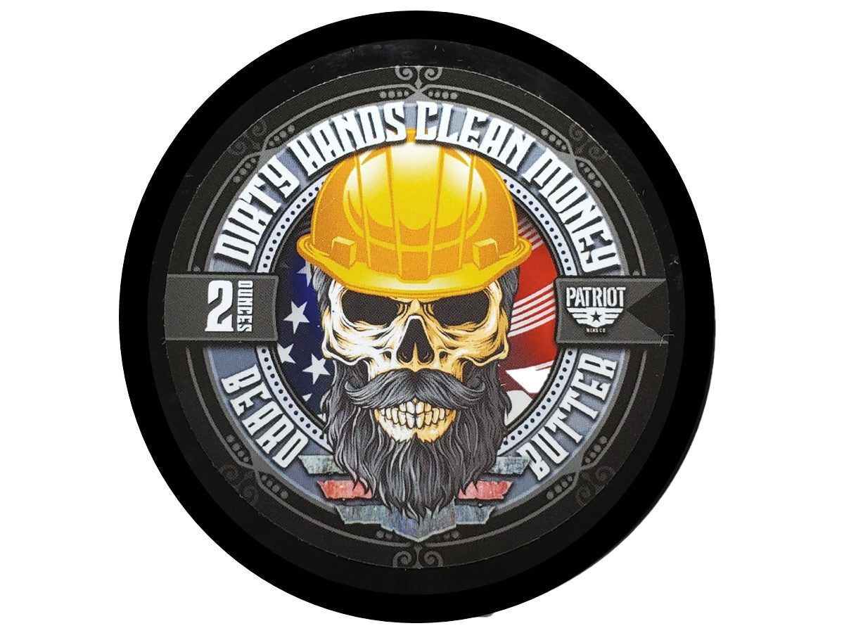 Dirty Hands Clean Money Beard Bundle Balm/Butter/Oil/Natural Soap Patriot And Company