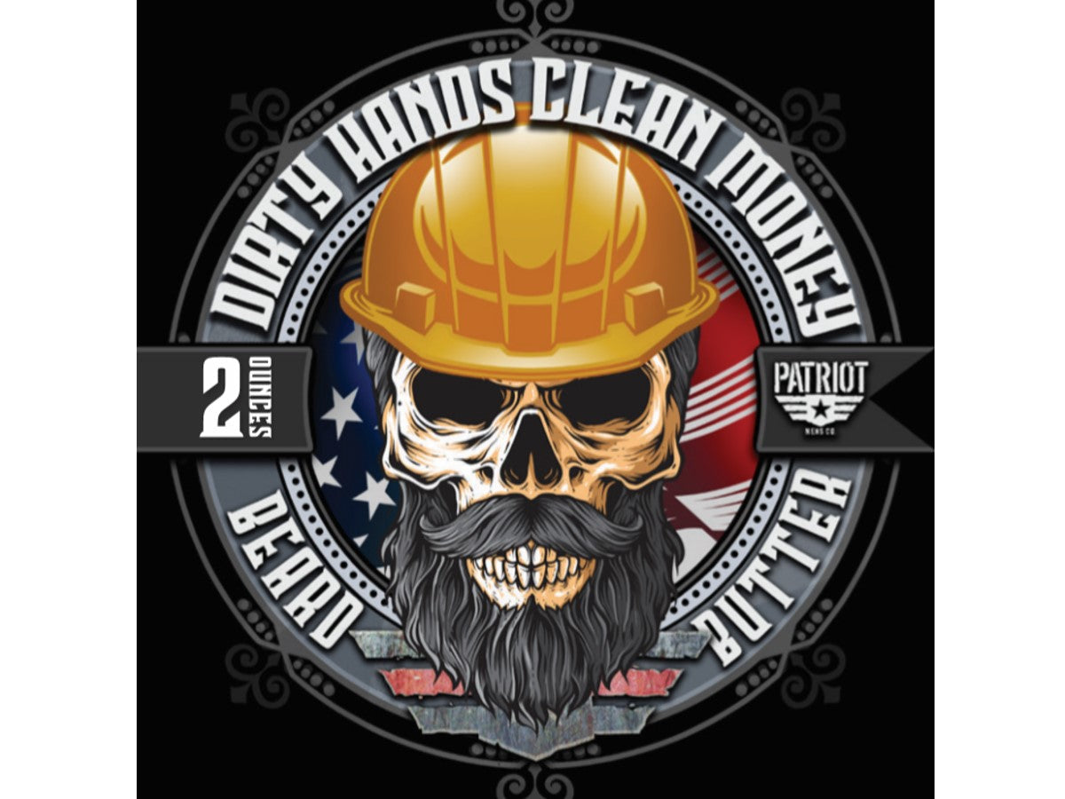 Dirty Hands Clean Money Beard Butter Leather and Oakmoss Patriot And Company