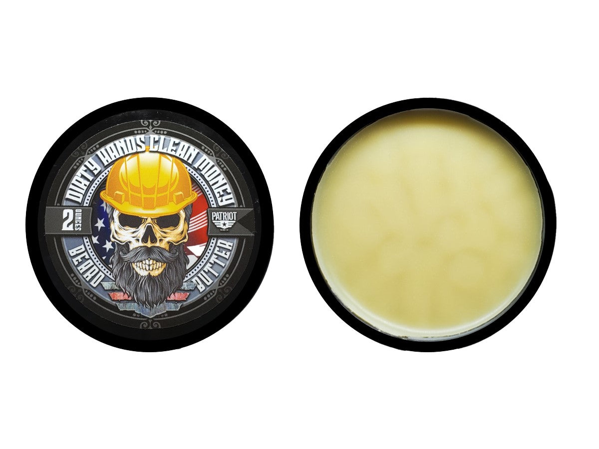 Dirty Hands Clean Money Beard Butter Leather and Oakmoss Patriot And Company