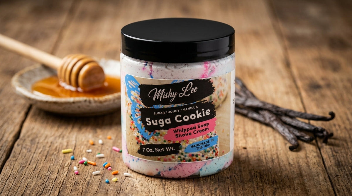 Suga Cookie Whipped Soap and Shave Cream Mishy Lee Boutique
