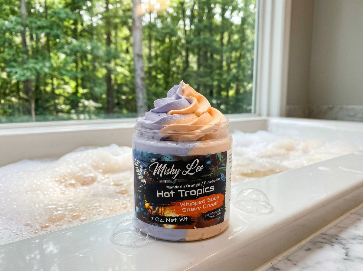 Hot Tropics Whipped Soap and Shave Cream Mishy Lee Boutique