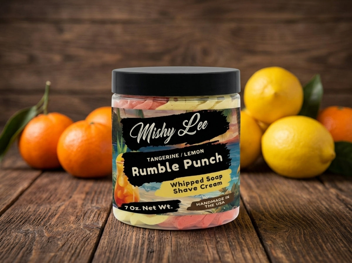 Rumble Punch Whipped Soap and Shave Cream Mishy Lee Boutique