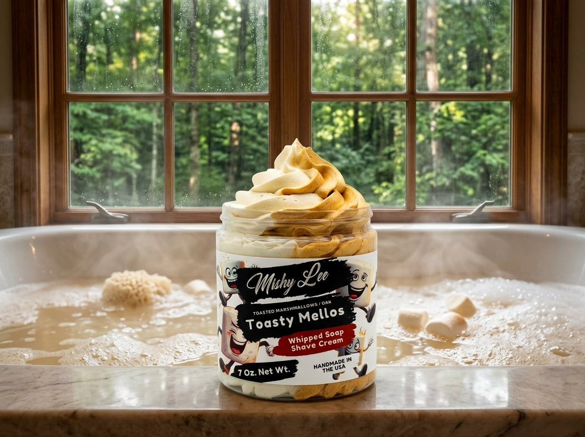 Toasty Mellos Whipped Soap and Shave Cream Mishy Lee Boutique