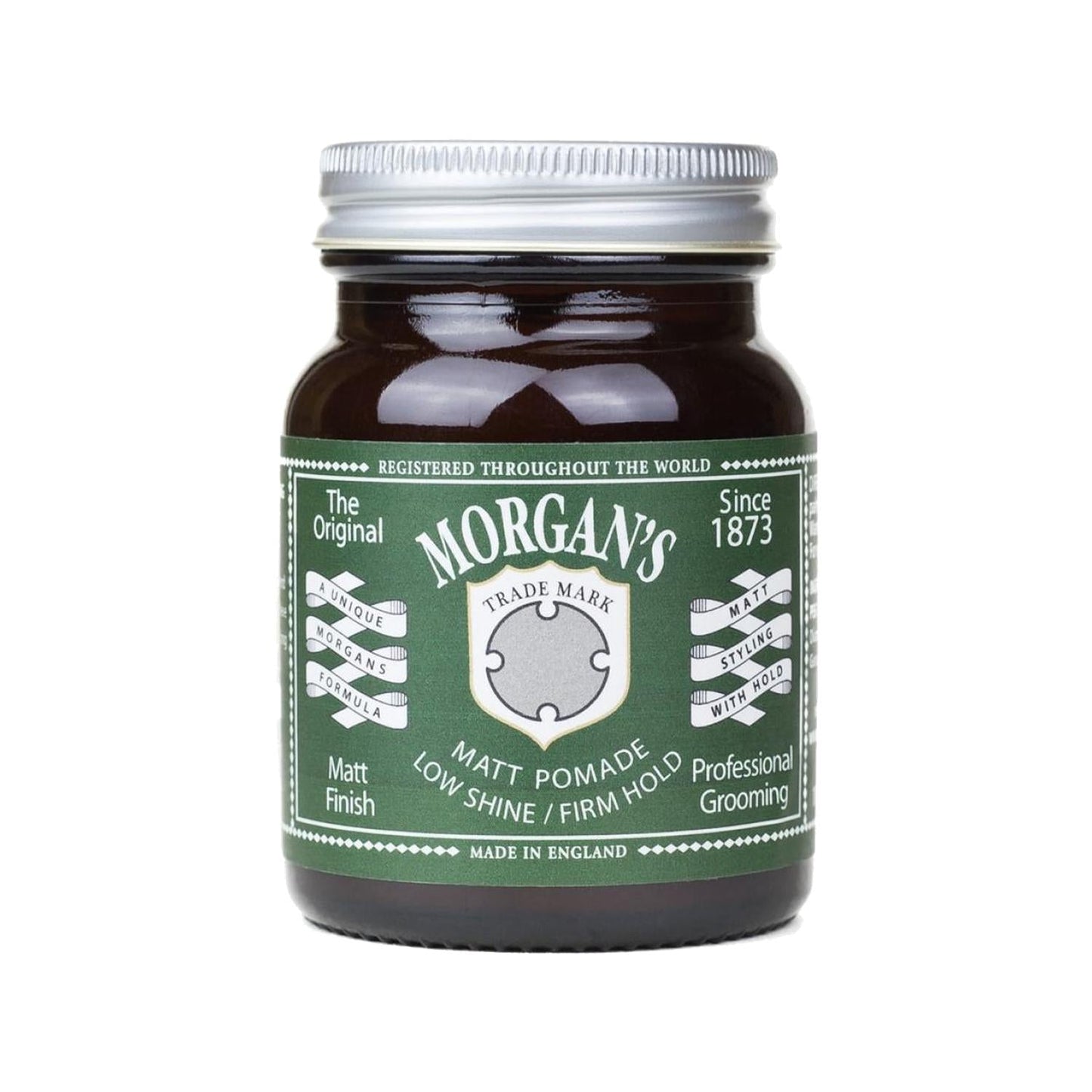 Morgan's Hair Pomade Low Shine Firm Hold Matt Pomade for Men - 100g Firm Grip, Natural Look, Long-Lasting Style Beauty Care Bag