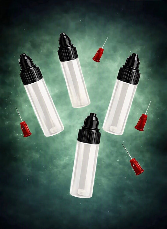 4 pack Bottles and Needles 1oz curlsponge